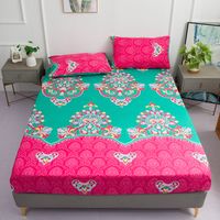 Casual Vacation Love Checkered Chemical Fiber Beddings sku image 36