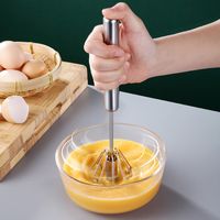 Casual Solid Color Stainless Steel Egg Beater 1 Piece main image 1