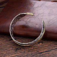 Casual Punk Simple Style Feather Alloy Plating Men's Bangle main image 3
