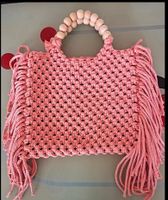 Women's Cotton Solid Color Elegant Square Open Handbag sku image 1