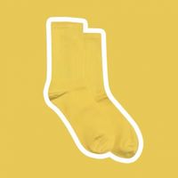 Unisex Sports Solid Color Cotton Crew Socks A Pair sku image 6