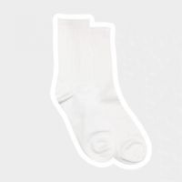 Unisex Sports Solid Color Cotton Crew Socks A Pair sku image 2