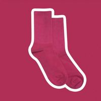 Unisex Sports Solid Color Cotton Crew Socks A Pair sku image 15