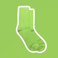 Unisex Sports Solid Color Cotton Crew Socks A Pair sku image 10