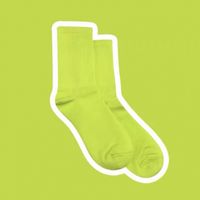 Unisex Sports Solid Color Cotton Crew Socks A Pair sku image 9