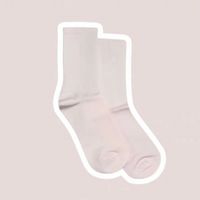 Unisex Sports Solid Color Cotton Crew Socks A Pair sku image 13