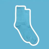 Unisex Sports Solid Color Cotton Crew Socks A Pair sku image 4