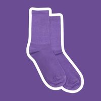 Unisex Sports Solid Color Cotton Crew Socks A Pair sku image 16