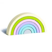 Building Toys Toddler(3-6years) Rainbow Wood Toys sku image 2