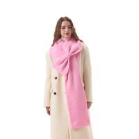 Women's Sweet Solid Color Acrylic Scarf main image 3