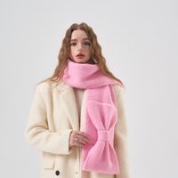 Women's Sweet Solid Color Acrylic Scarf main image 6