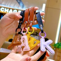 Lady Simple Style Letter Pu Leather Women's Bag Pendant Keychain main image 1