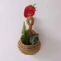 Vacation Solid Color Cotton Rope Storage Basket 1 Piece main image 2