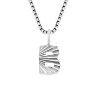 Wholesale Simple Style Classic Style Letter Stainless Steel Titanium Steel Plating Gold Plated Pendant Necklace sku image 2