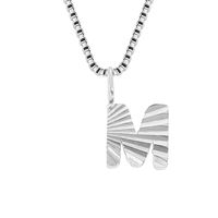 Wholesale Simple Style Classic Style Letter Stainless Steel Titanium Steel Plating Gold Plated Pendant Necklace sku image 13