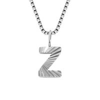 Wholesale Simple Style Classic Style Letter Stainless Steel Titanium Steel Plating Gold Plated Pendant Necklace sku image 26