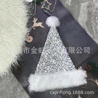 Christmas Basic Simple Style Color Block Nonwoven Party Festival Christmas Hat sku image 7