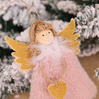 Christmas Cartoon Style Cute Angel Plush Indoor Party Festival Hanging Ornaments main image 5