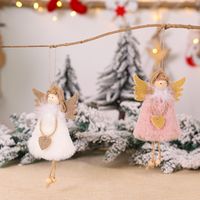 Christmas Cartoon Style Cute Angel Plush Indoor Party Festival Hanging Ornaments main image 4