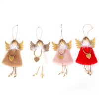 Christmas Cartoon Style Cute Angel Plush Indoor Party Festival Hanging Ornaments main image 3