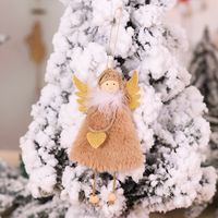 Christmas Cartoon Style Cute Angel Plush Indoor Party Festival Hanging Ornaments sku image 1
