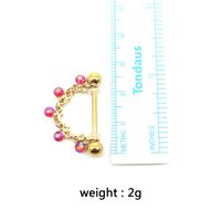 Elegant Lady Simple Style Geometric Stainless Steel Alloy Copper Plating Gold Plated Nipple Ring main image 5