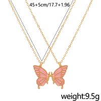 Lässig Ferien Einfacher Stil Schmetterling Legierung Großhandel Halskette Mit Anhänger main image 4