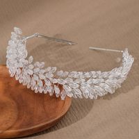 Retro Solid Color Artificial Crystal Hair Band main image 1