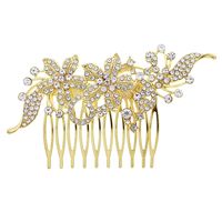 Elegant Lady Flower Alloy Insert Comb main image 5