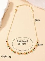 Retro Simple Style Round Alloy Plating Women's Necklace main image 7