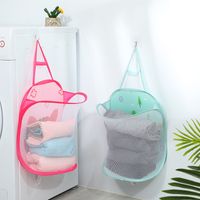 Casual Solid Color Nylon Laundry Basket main image 5