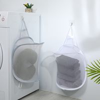 Casual Solid Color Nylon Laundry Basket main image 3