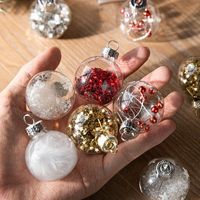 Christmas Simple Style Ball Glass Indoor Party Hanging Ornaments main image 4
