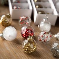 Christmas Simple Style Ball Glass Indoor Party Hanging Ornaments main image 2