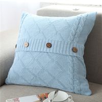 Vacation Solid Color Cotton Pillow Cases main image 2