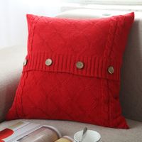 Vacation Solid Color Cotton Pillow Cases sku image 5