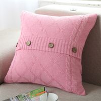 Vacation Solid Color Cotton Pillow Cases sku image 6