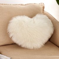 Cute Heart Shape Plush Pillow Cases main image 5