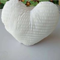 Cute Heart Shape Plush Pillow Cases sku image 1