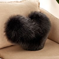Cute Heart Shape Plush Pillow Cases sku image 15