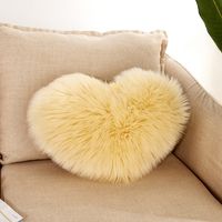Cute Heart Shape Plush Pillow Cases main image 2
