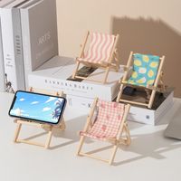 Beach Chair Wood Simple Style Mobile Phone Holder main image 5