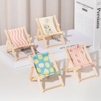 Beach Chair Wood Simple Style Mobile Phone Holder main image 3