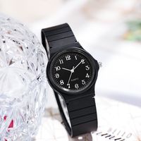 Style Vintage Couleur Unie Boucle Quartz Enfants Montres main image 3