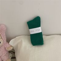 Women's Simple Style Solid Color Wool Polyacrylonitrile Fiber Crew Socks A Pair sku image 12
