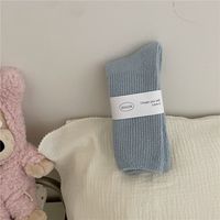 Women's Simple Style Solid Color Wool Polyacrylonitrile Fiber Crew Socks A Pair sku image 16