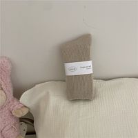 Women's Simple Style Solid Color Wool Polyacrylonitrile Fiber Crew Socks A Pair sku image 10