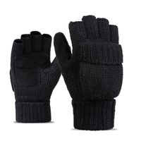 Men's Vintage Style Solid Color Gloves 1 Pair sku image 4