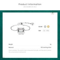 Fashion Constellation Silver Polishing Inlay Zircon Open Ring 1 Piece sku image 1