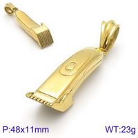 Stainless Steel 18K Gold Plated Hip-Hop Plating Geometric sku image 6